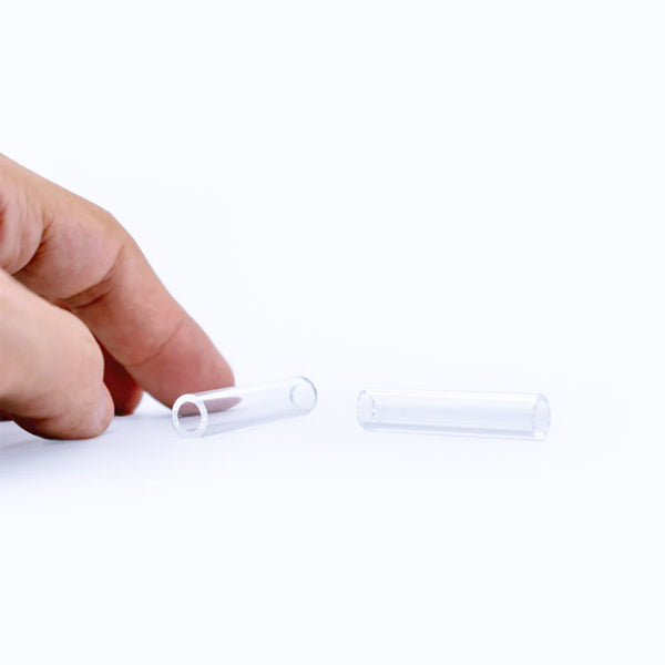 Eden mouthpiece glass tubes - Extra long (set of 2)