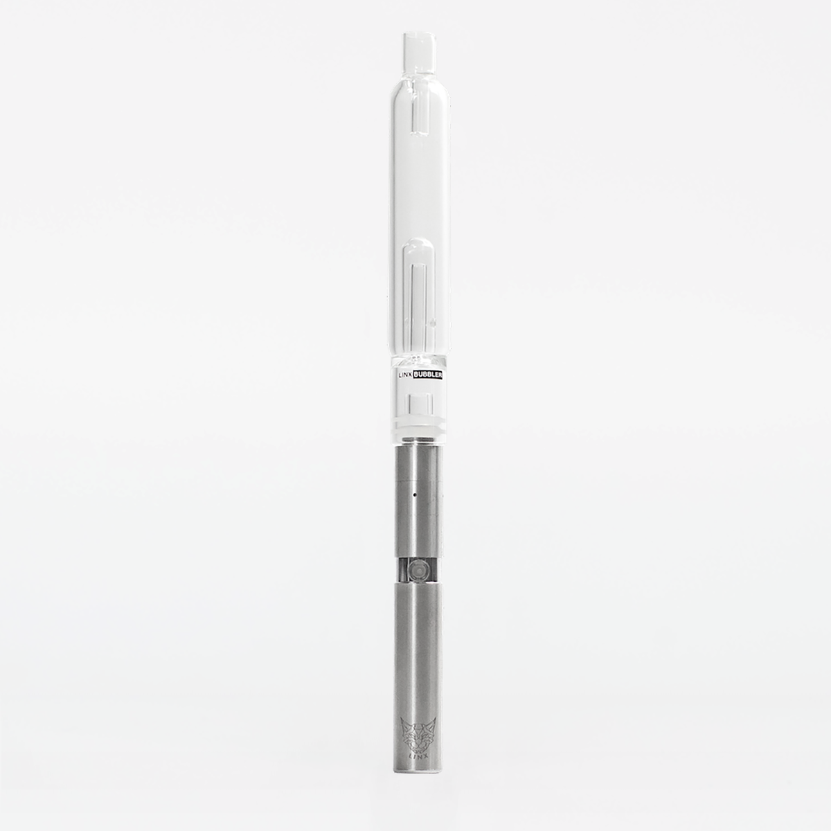 Linx Glass Bubbler attached to Linx Hynos Zero